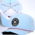 New Fashion Custom PVC Patch Logo 5 Panel Waterproof Polyester Sport Golf Hat,Laser Cut Perforated Dad,Rope Baseball Cap