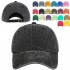 Wholesale Blank Washed Unstructured Low Profile Dad Hat Custom Logo 100% Cotton Plain Strapback Vintage Baseball Cap