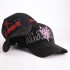 Oem Custom Suede Bling Sports Cap 5 Panels Mens Women Rhinestone Satin Lined Baseball Hat