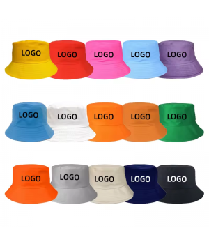 Wholesale Bulk High Quality Fashion Patch Print Unisex Embroidered Cotton Fisherman Custom Bucket Hat Cap For Men Women Kids