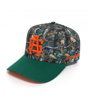 wholesale China caps custom logo manufacturer real forest woodland camo tree outdoor hunting fishing 5 panels baseball caps hats