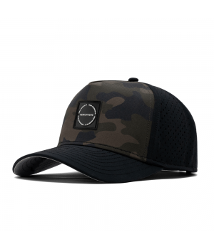 Unisex promotional custom embroidery logo 5 panels Perforated Laser Cutting Hole Drill baseball caps nylon Waterproof golf hat