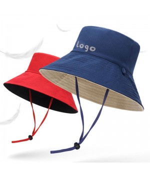High Quality Custom Label Reversible Bucket Hat, Reversible Fisherman Gorras Mens Women, Sun Cap Custom Woven Label Bucket Hat