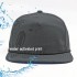 Mid profile flat brim unstructured 5 panel polyester water design changing water activated print perforated snapback roper hat